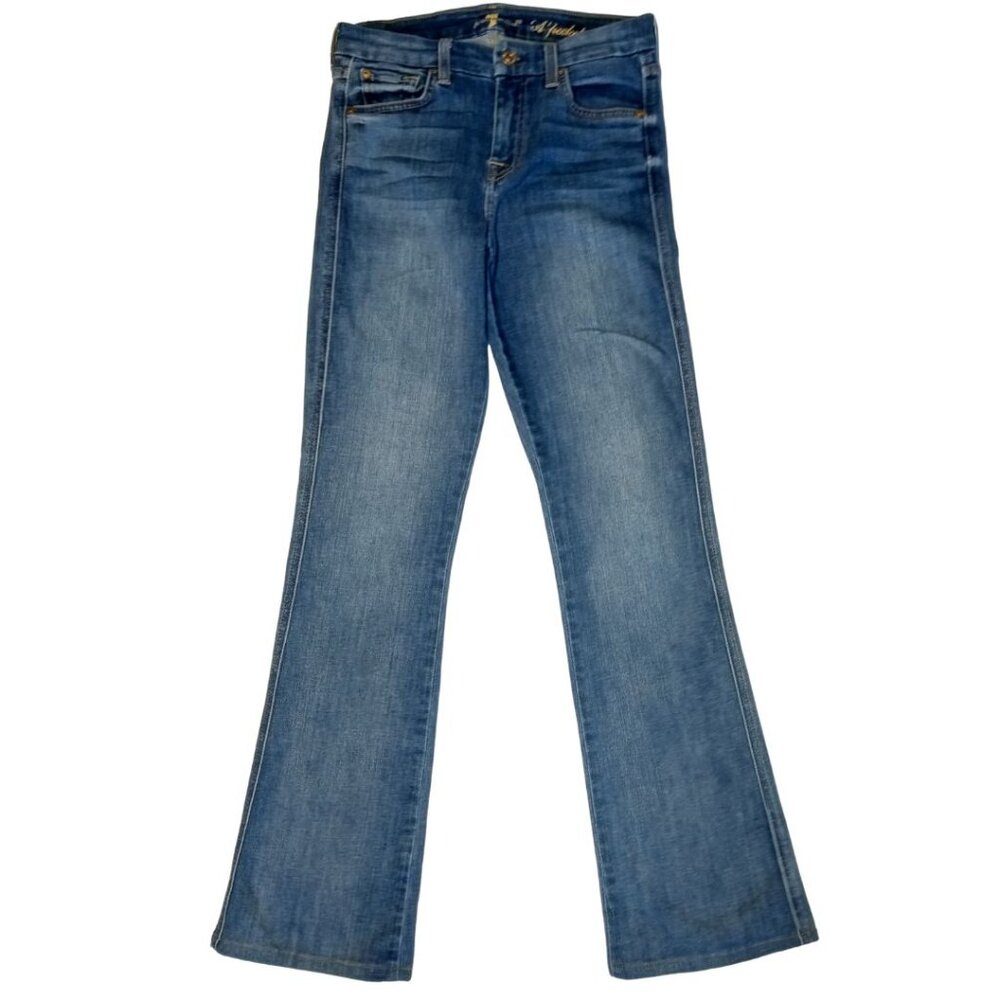 7 For All Mankind  blue denim jeans  "A" Pocket Style Size 28